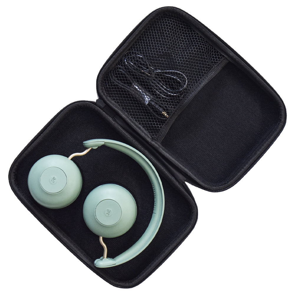 KREAFUNK Kids Buzz Bluetooth Headphones W/ Anc (Dusty Green)