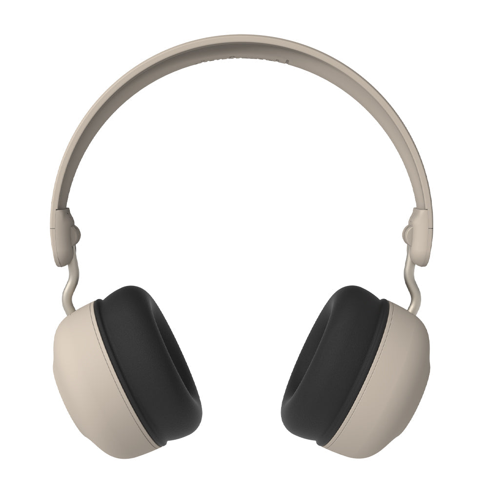 KREAFUNK Kids Buzz Bluetooth Headphones W/ Anc (Ivory Sand)