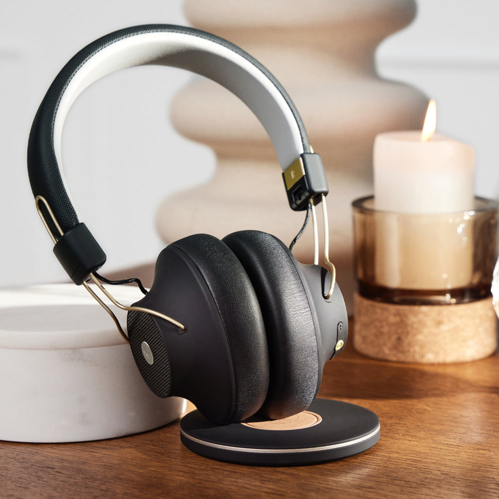 KREAFUNK Abeat Qi Bluetooth Headphones W/ Anc (Black)