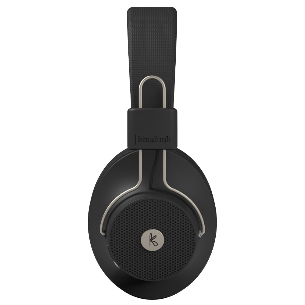 KREAFUNK Abeat Qi Bluetooth Headphones W/ Anc (Black)