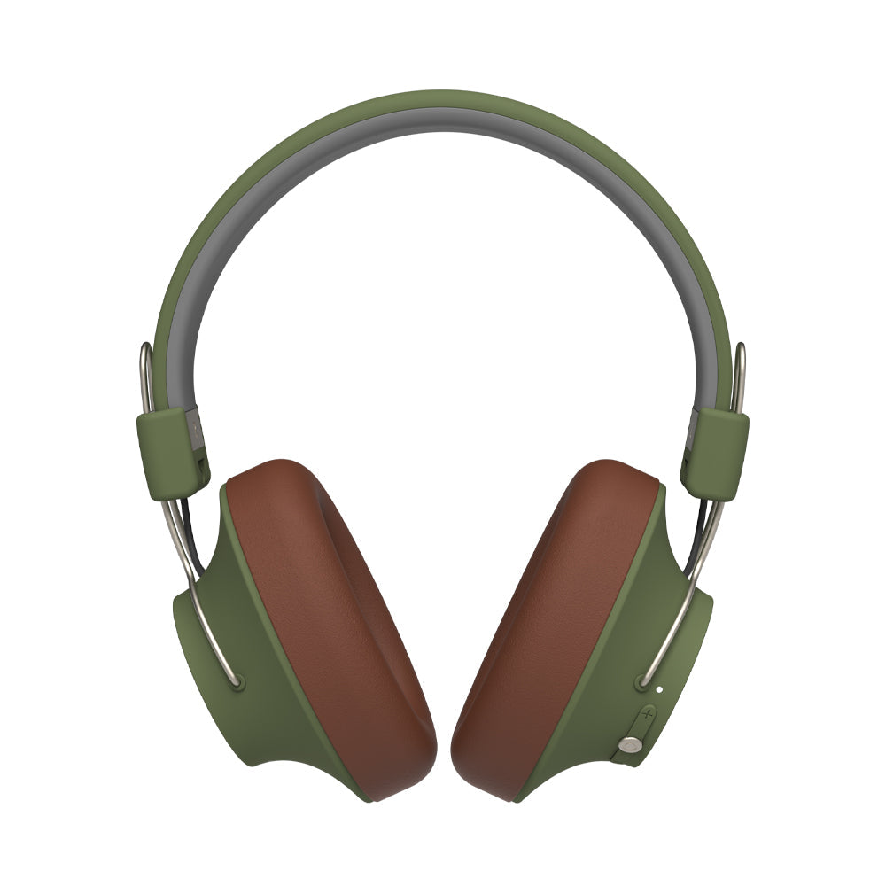 KREAFUNK Abeat Qi Bluetooth Headphones W/ Anc (Urban Green)