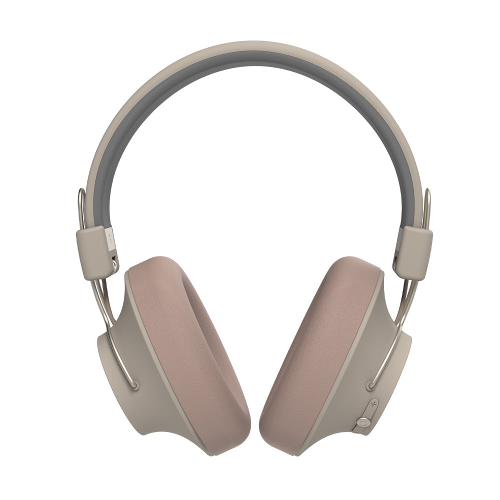 KREAFUNK Abeat Qi Bluetooth Headphones W/ Anc (Ivory Sand)