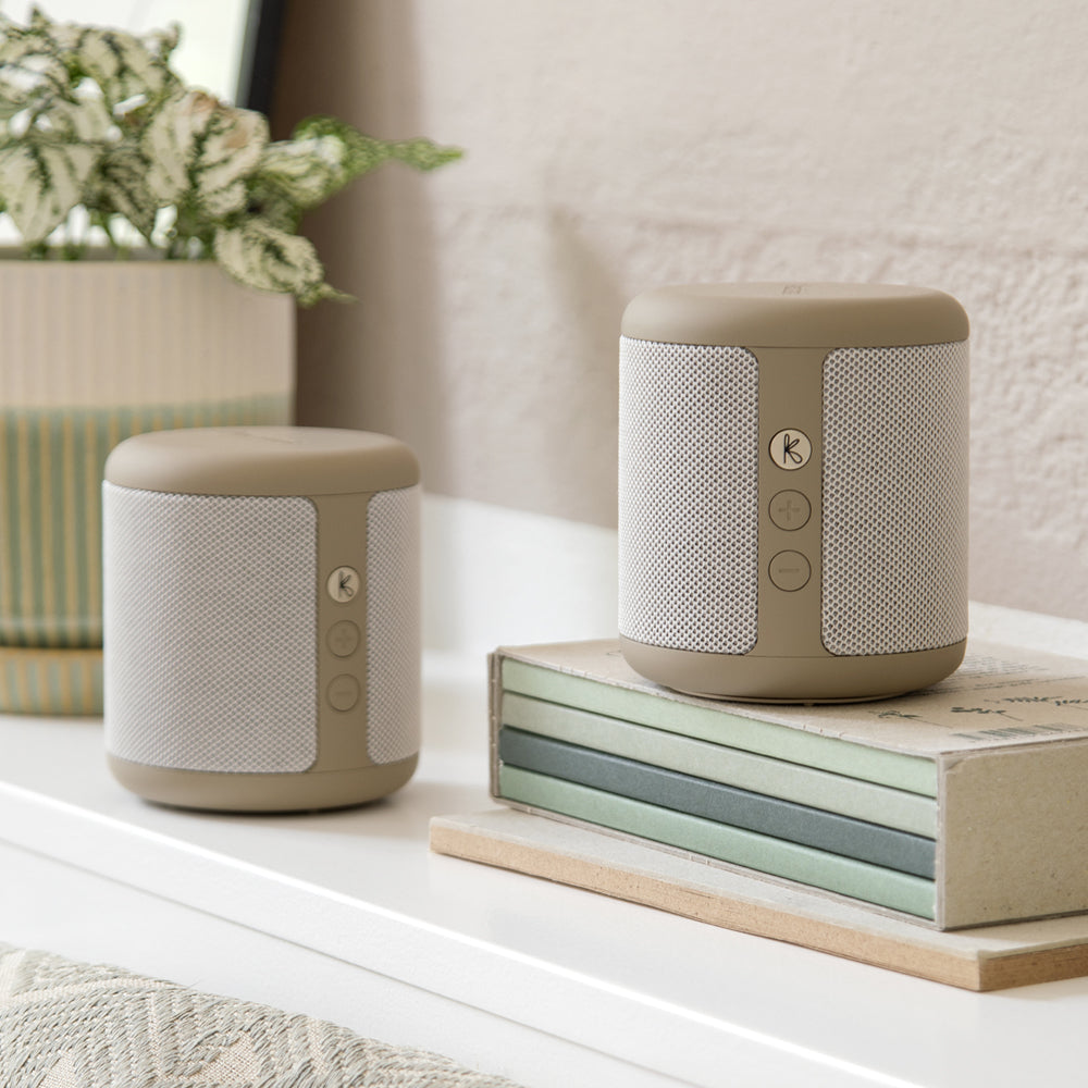 KREAFUNK Karl Bluetooth Speaker (Ivory Sand)