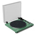 KANTO OBI3 Turntable (Matte Green) with KANTO ORA 100W Powered Speakers (Black) Bundle Kanto