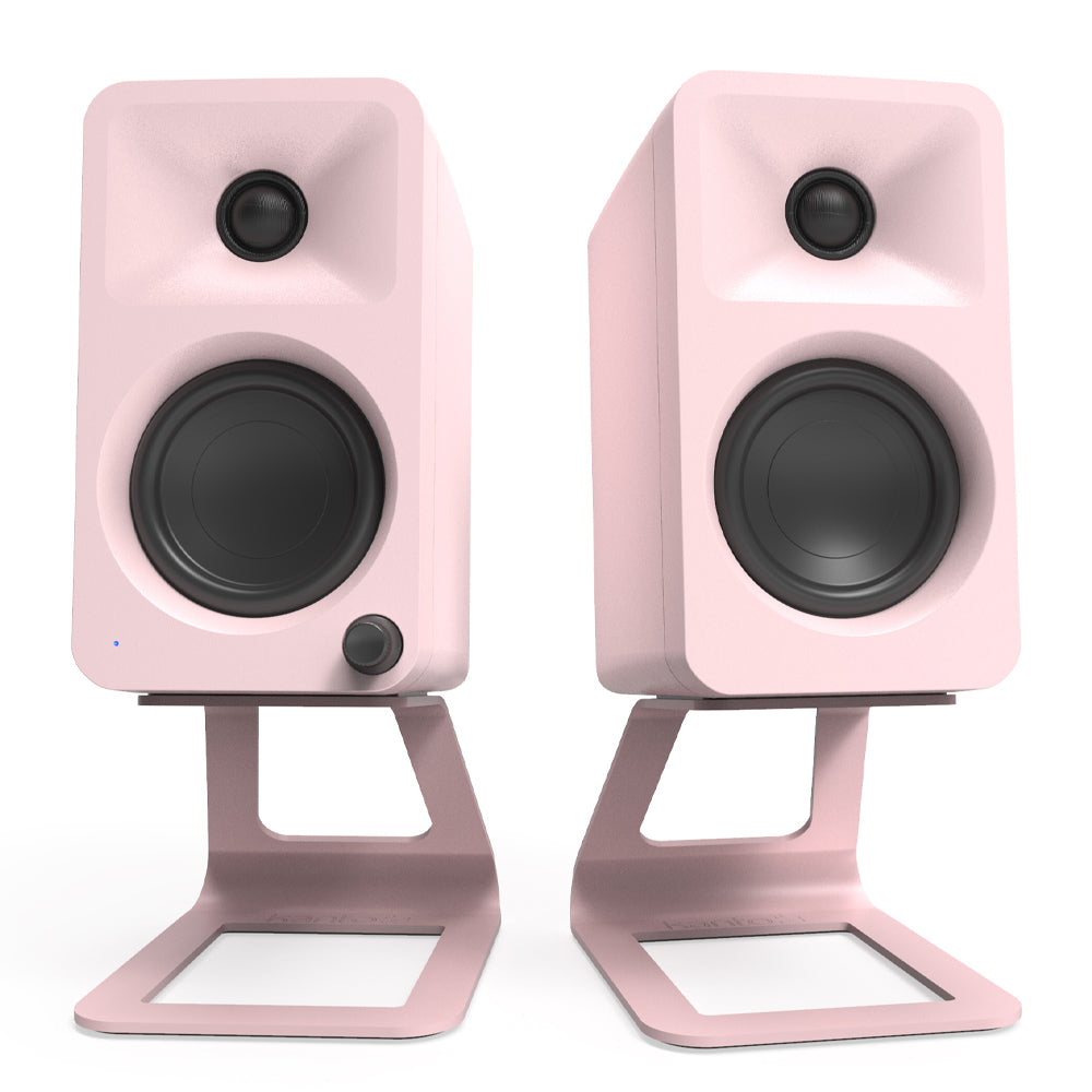 KANTO ORA 100W Powered Reference Desktop Computer Speakers (Pink)