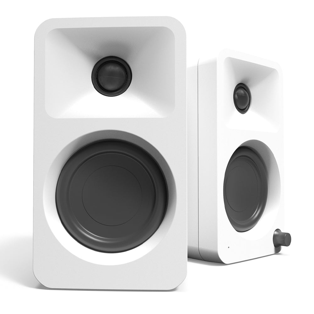 KANTO ORA 100W Powered Reference Desktop Computer Speakers (White)