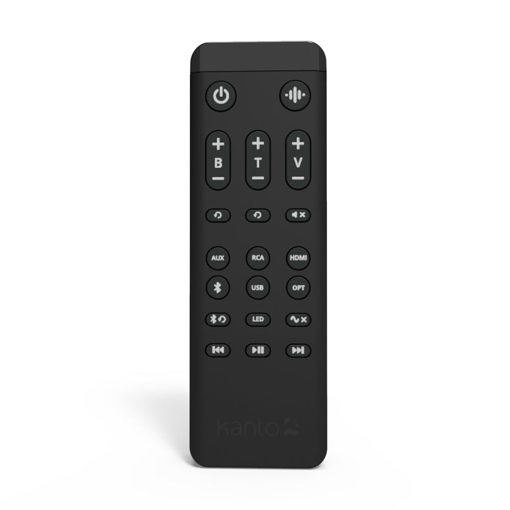 KANTO REN 200W Powered Bookshelf Speakers (Matte Black)