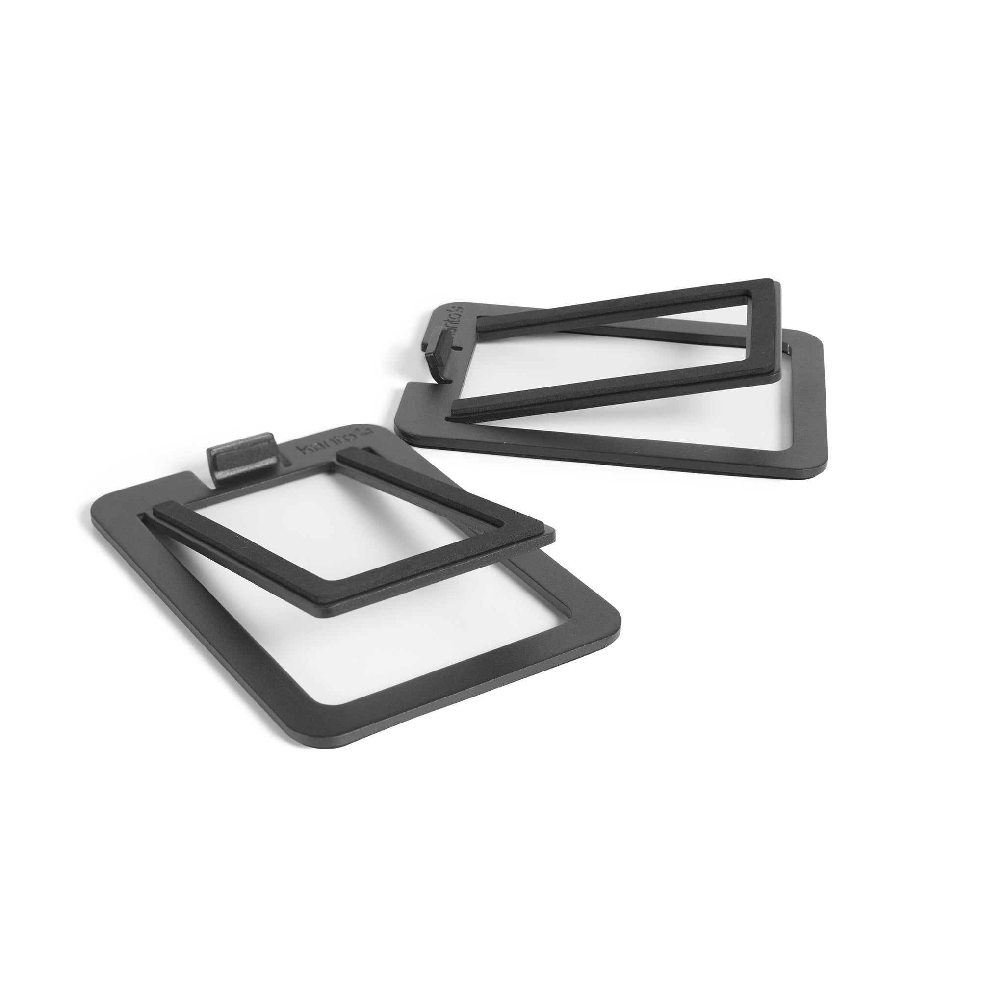 KANTO S2 Angled Desktop Speaker Stands for Small Speakers (Black)