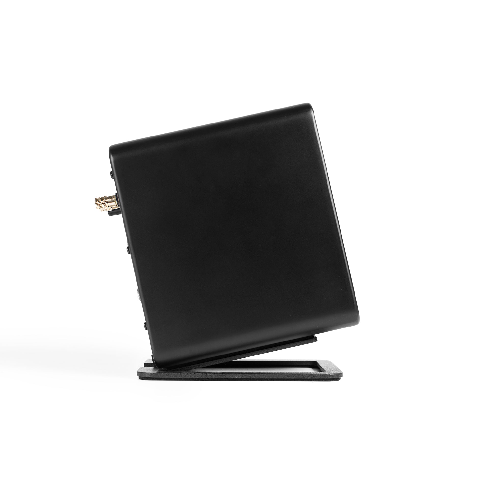 KANTO S2 Angled Desktop Speaker Stands for Small Speakers (Black)