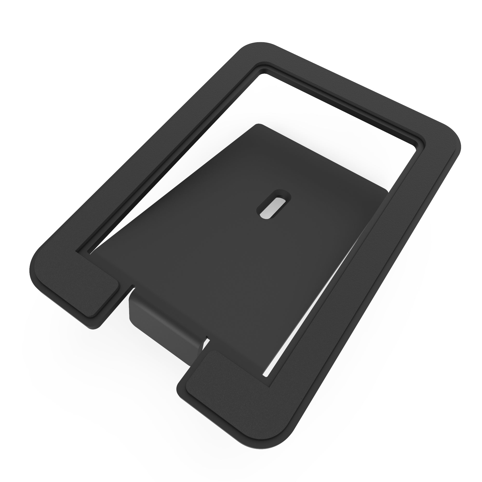 KANTO S6 Angled Desktop Speaker Stands for Large Speakers (Black)