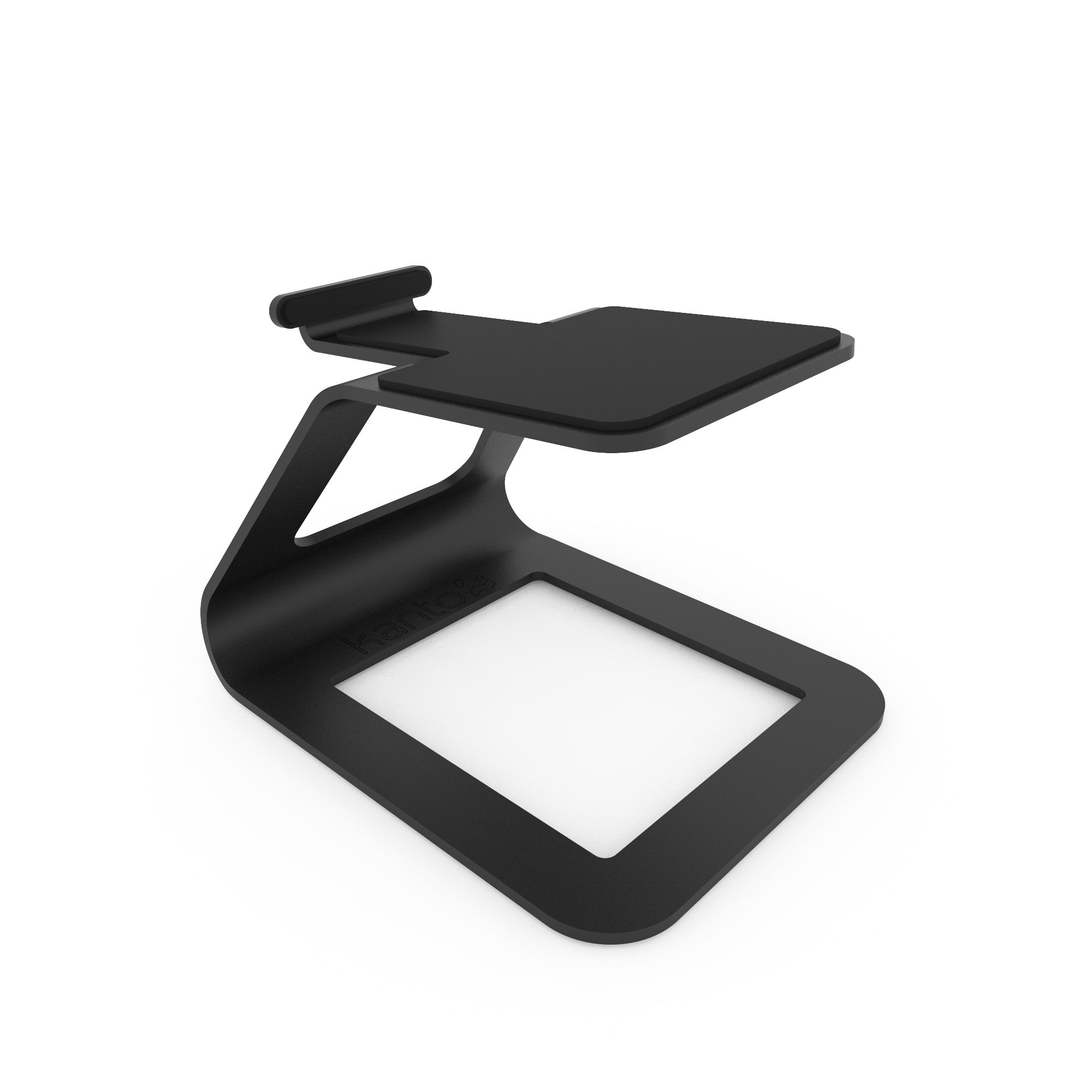 KANTO SE2 Elevated Desktop Speaker Stands for Small Speakers (Black)