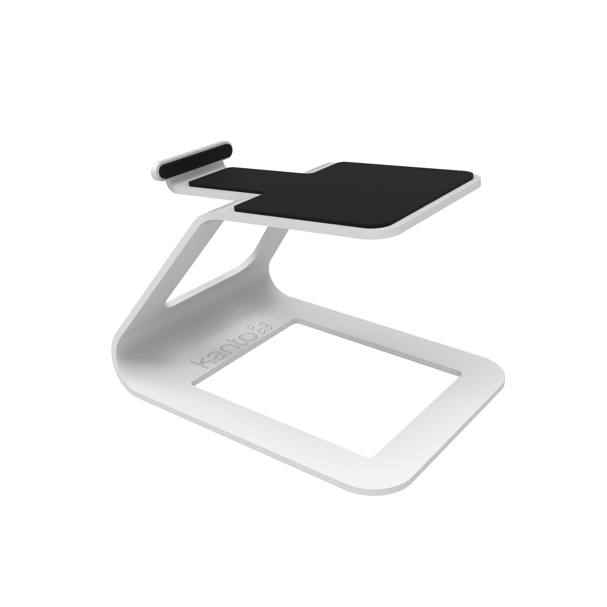 KANTO SE2 Elevated Desktop Speaker Stands for Small Speakers (White)