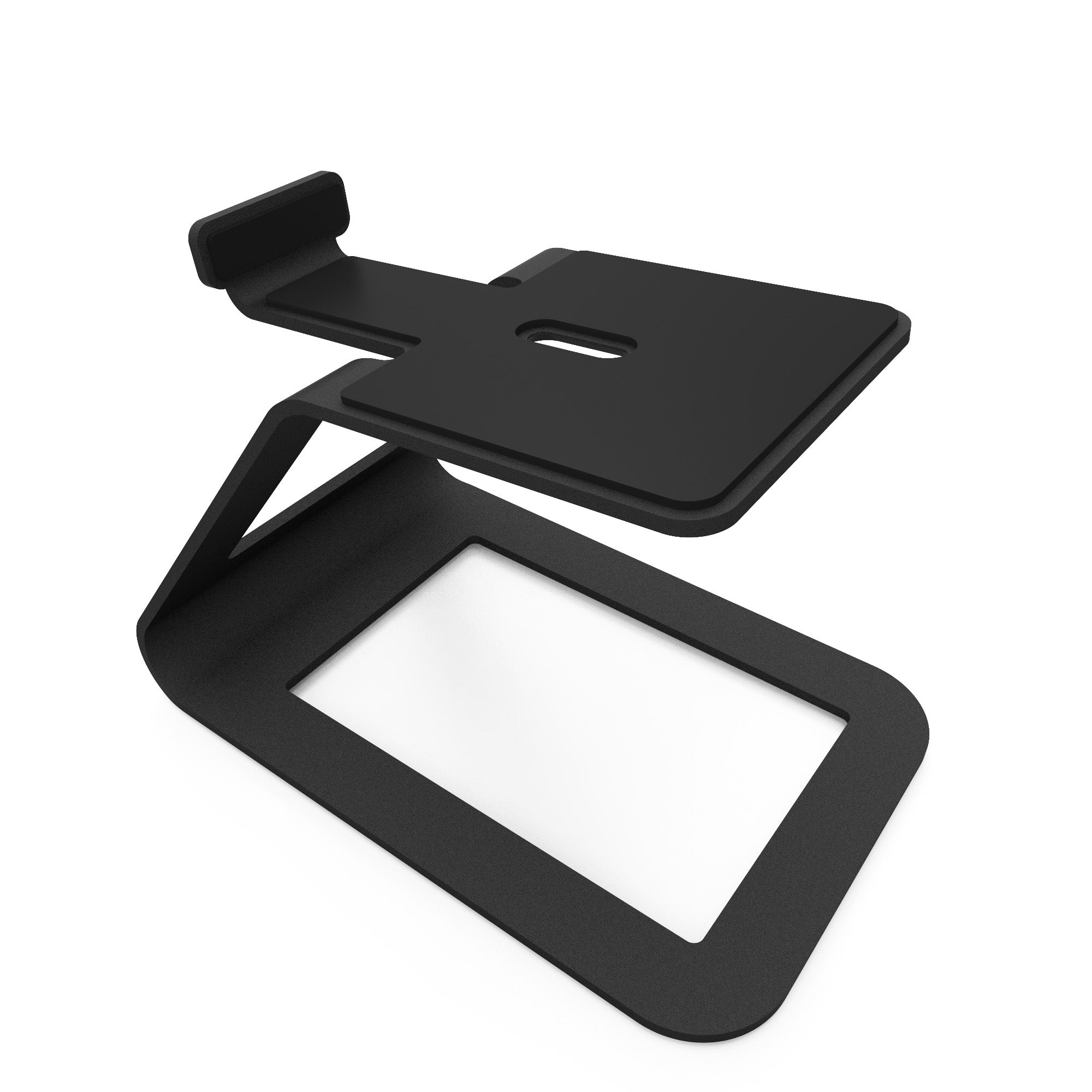 KANTO SE4 Elevated Desktop Speaker Stands for Midsize Speakers (Black)