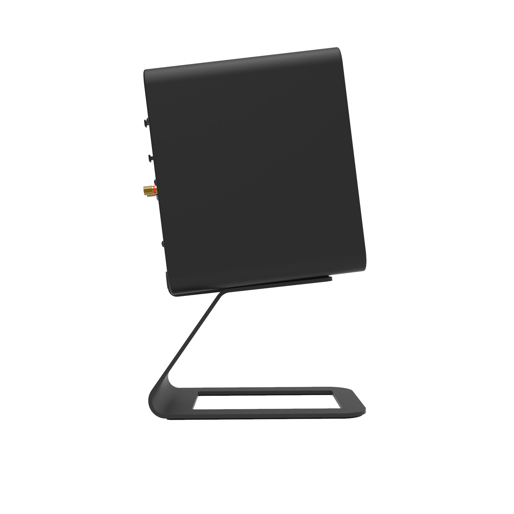 KANTO SE4 Elevated Desktop Speaker Stands for Midsize Speakers (Black)