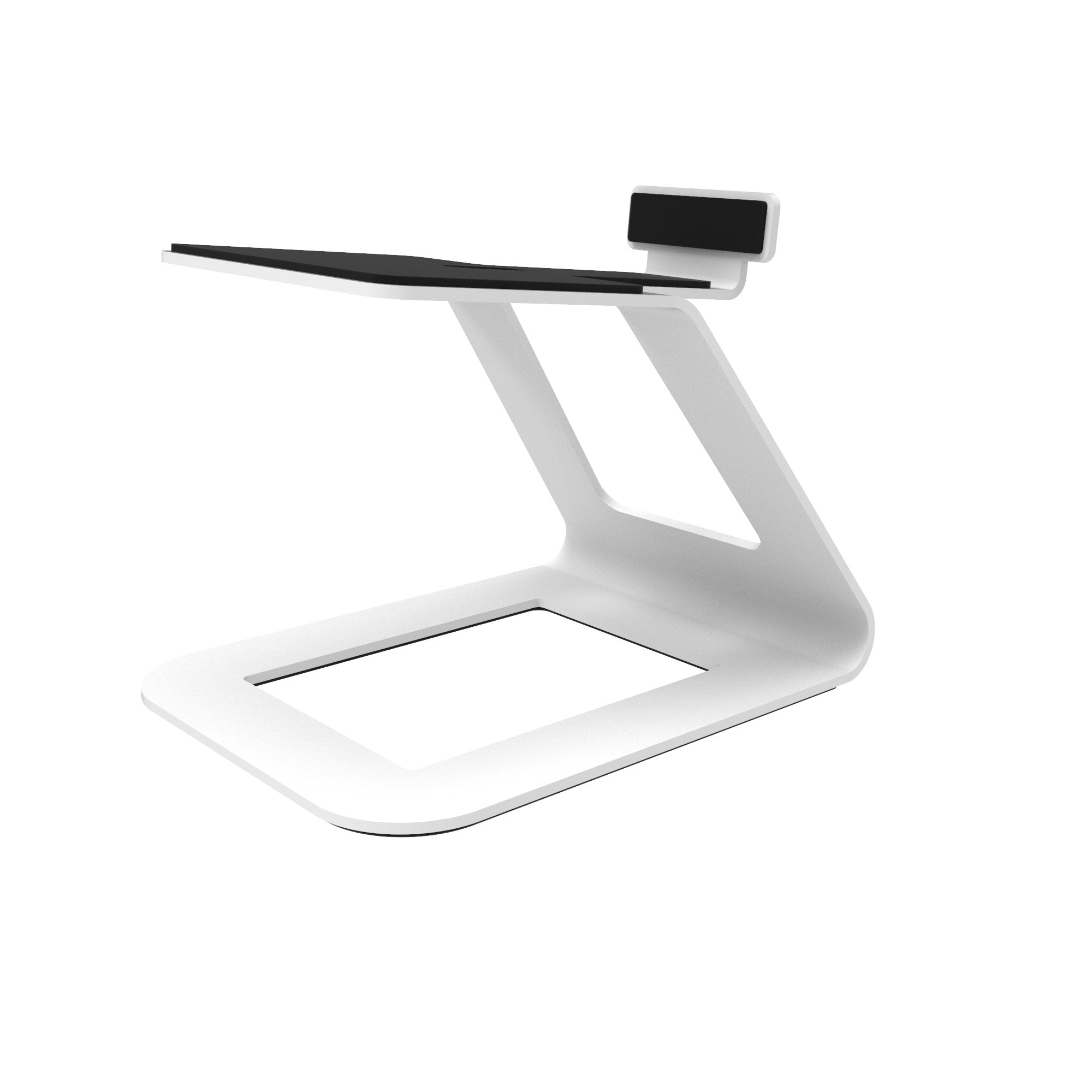 KANTO SE6 Elevated Desktop Speaker Stands for Large Speakers (White)