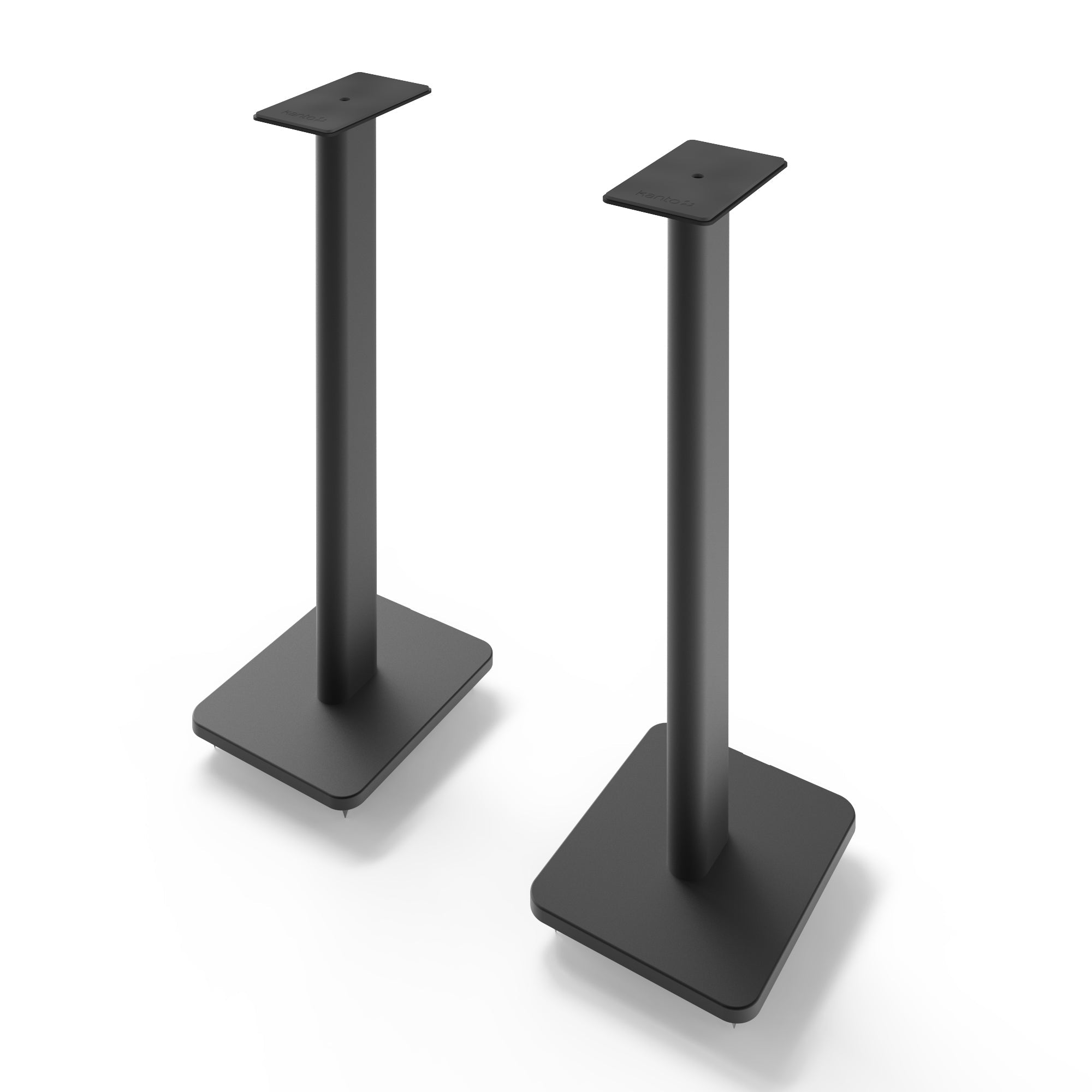 KANTO SP26PL 26" Tall Bookshelf Speaker Floor Stands (Black)