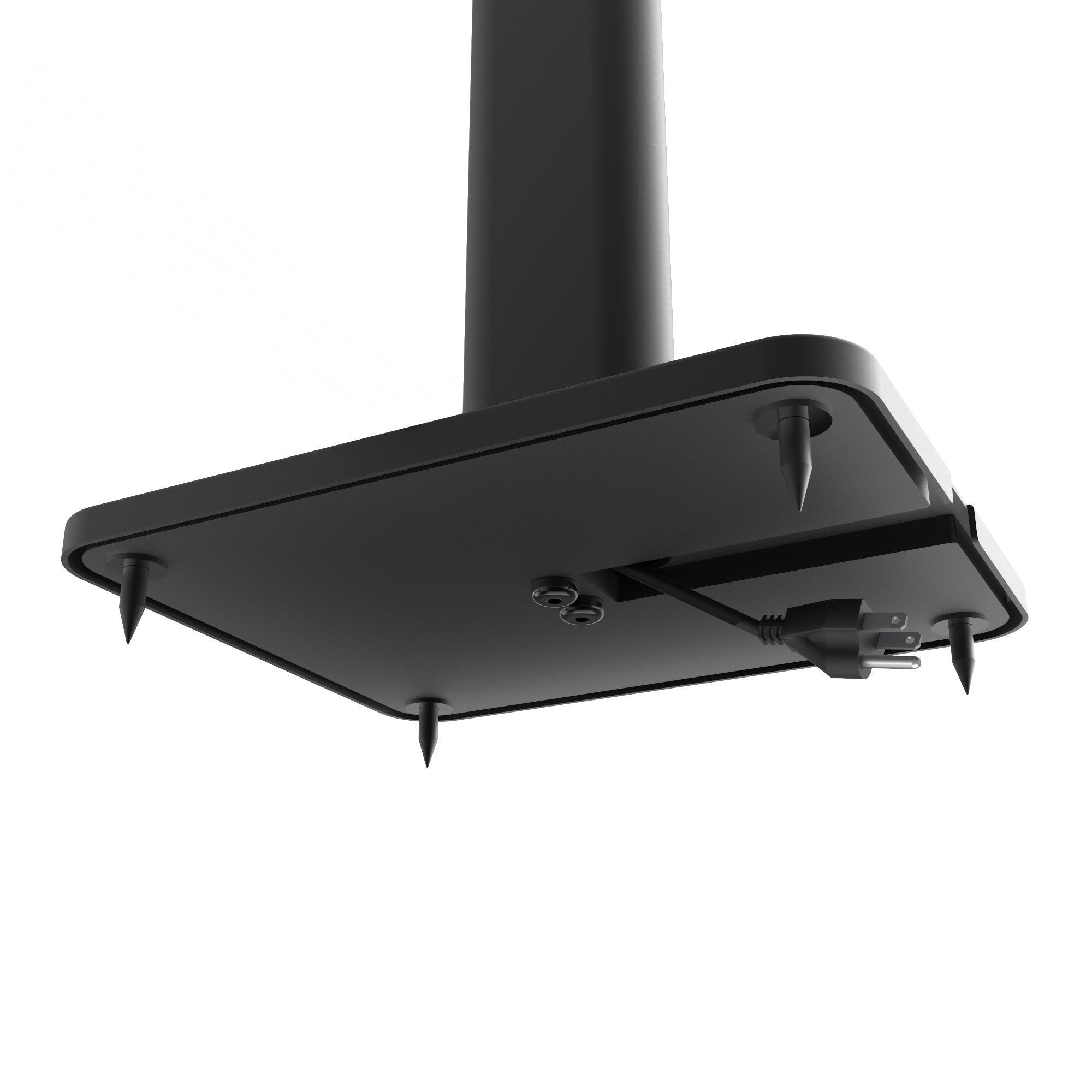 KANTO SP26PL 26" Tall Bookshelf Speaker Floor Stands (Black)