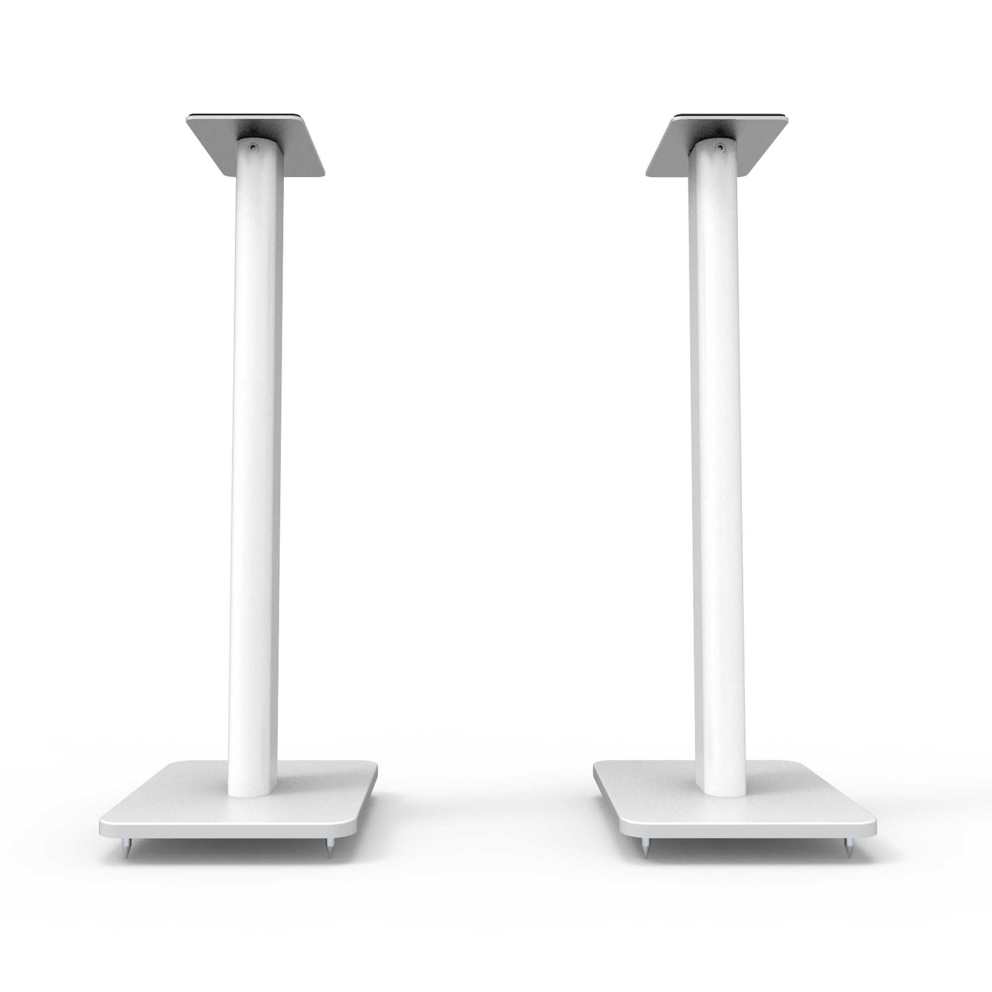 KANTO SP26PL 26" Tall Bookshelf Speaker Floor Stands (White)