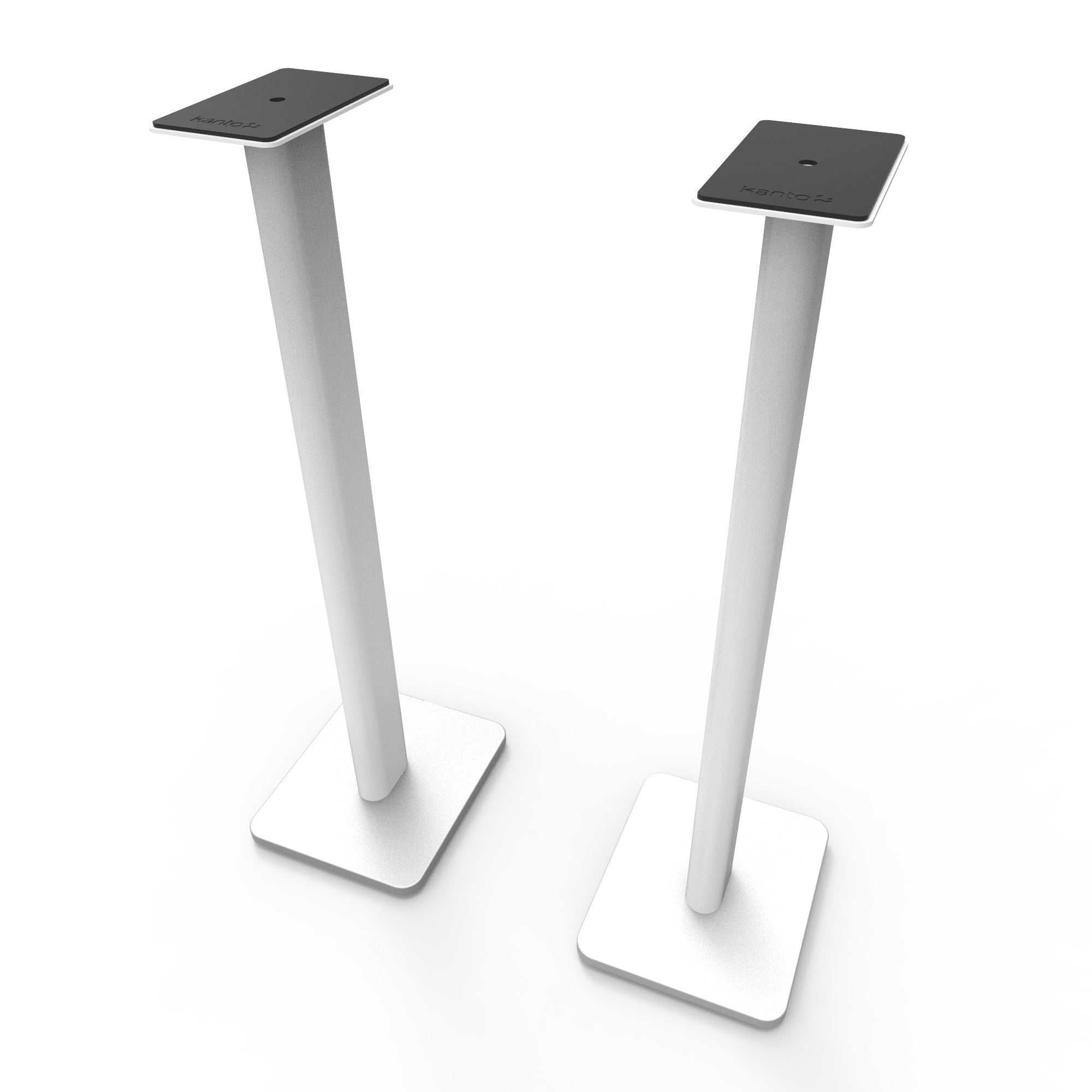 KANTO SP32PL 32" Tall Bookshelf Speaker Floor Stands (White)