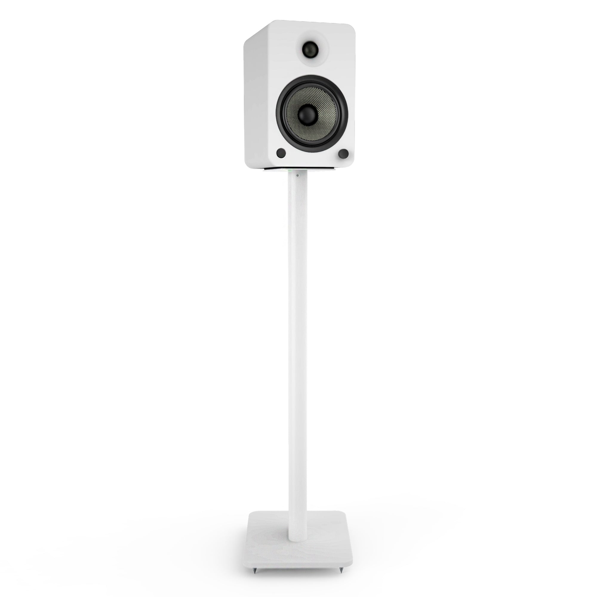 KANTO SP32PL 32" Tall Bookshelf Speaker Floor Stands (White)