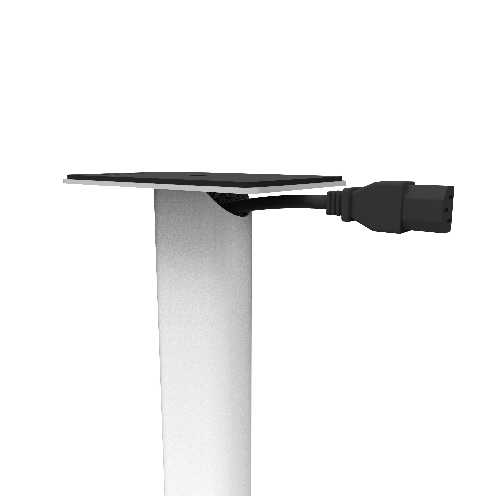 KANTO SP32PL 32" Tall Bookshelf Speaker Floor Stands (White)
