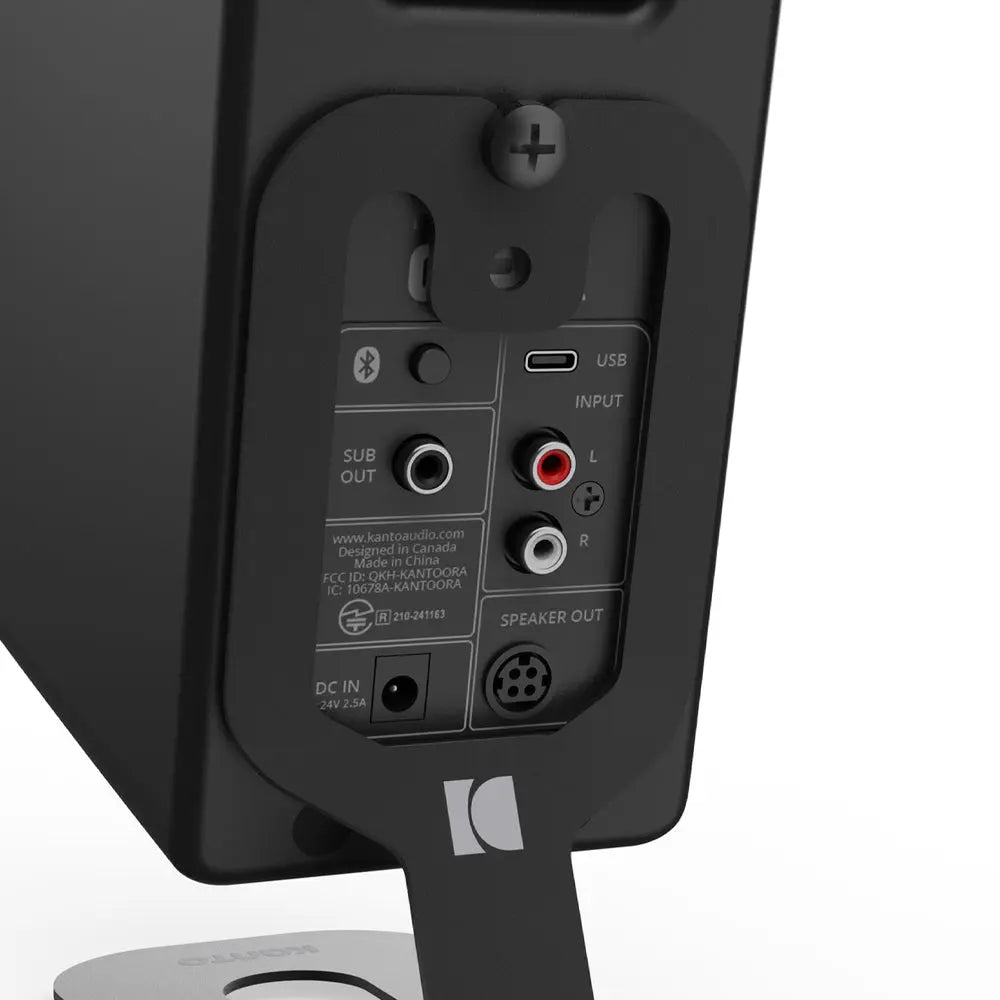KANTO SU2 Rear-Mounted Desktop Stands for Uki and Ora (Black) Kanto