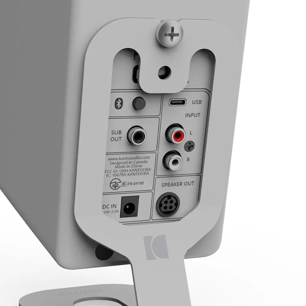 KANTO SU2 Rear-Mounted Desktop Stands for Uki and Ora (White) Kanto