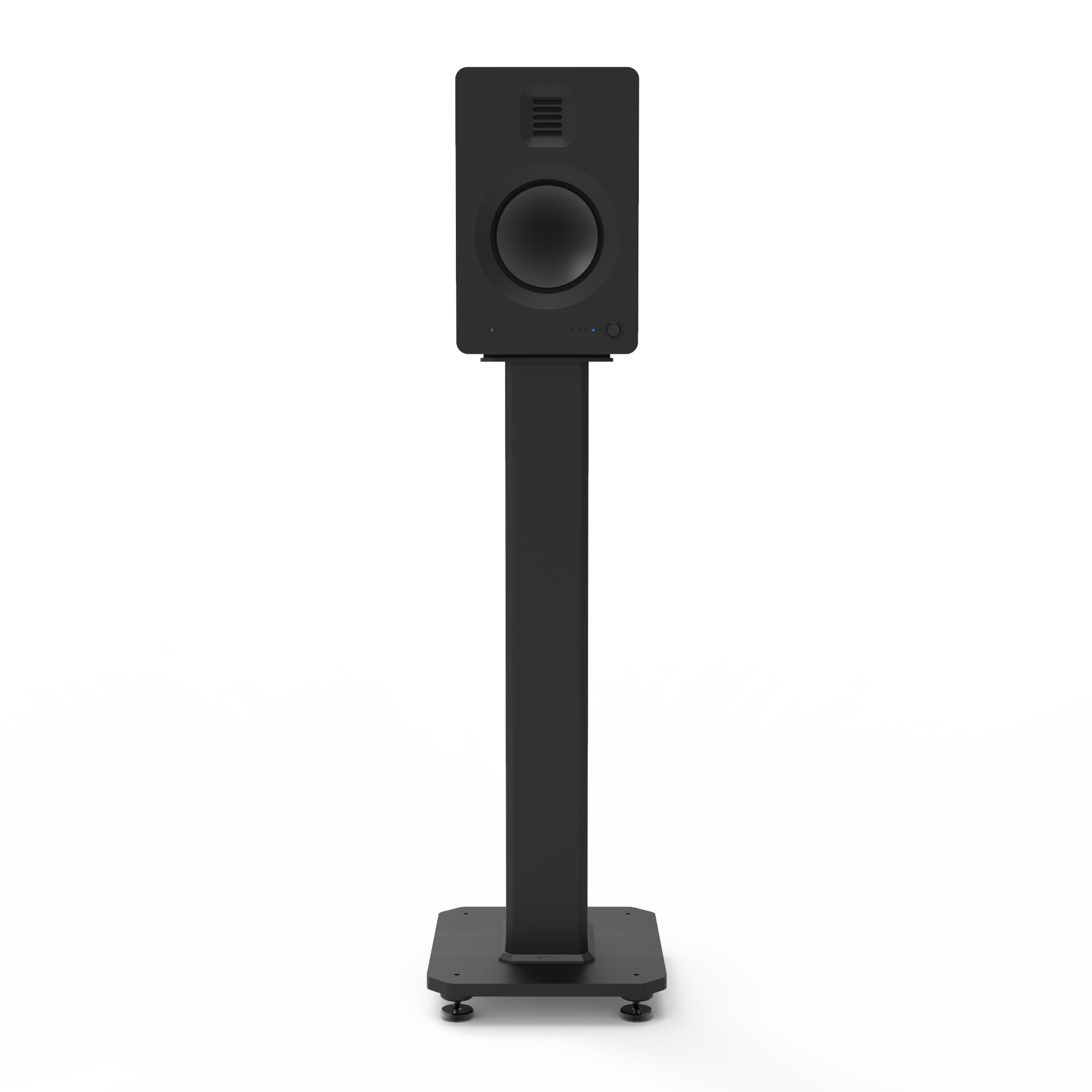 KANTO SX26 26" Tall Fillable Speaker Stands with Isolation Feet (Black)