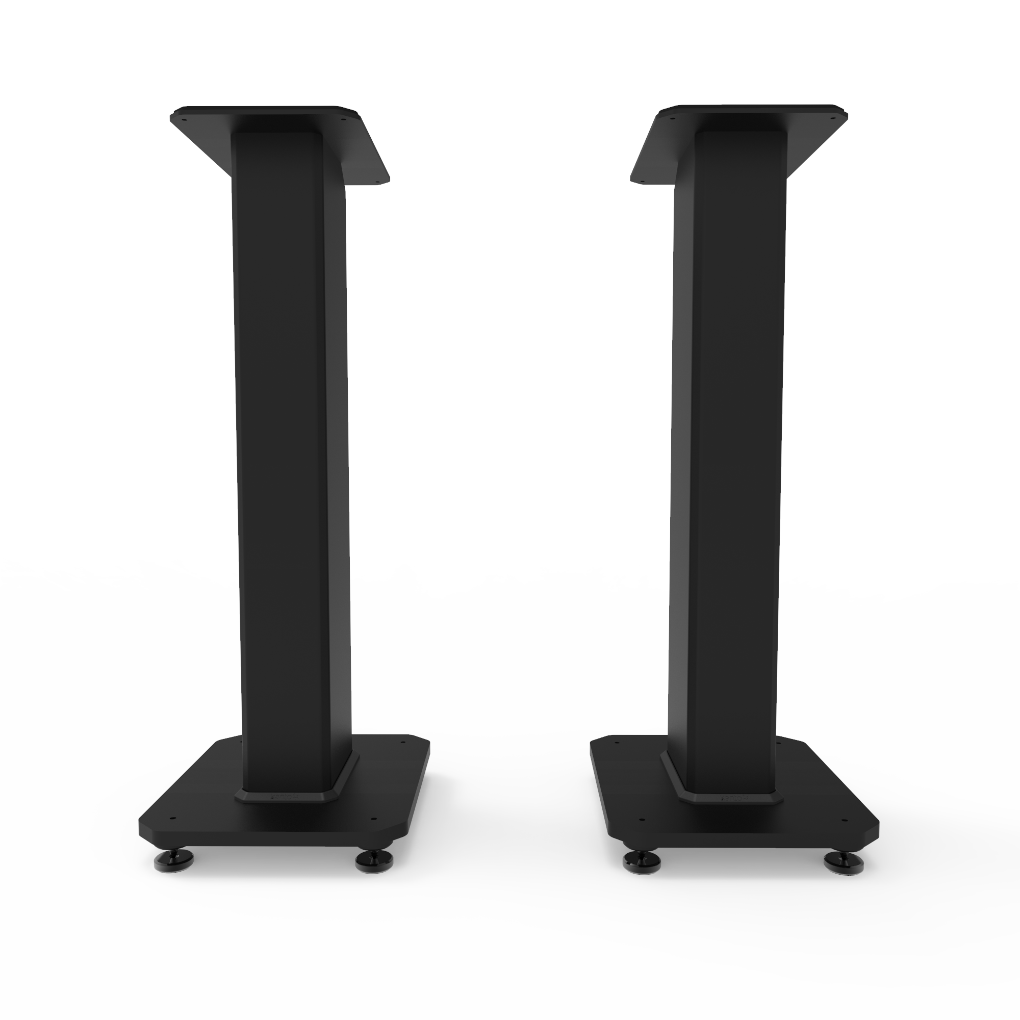 KANTO SX26 26" Tall Fillable Speaker Stands with Isolation Feet (Black)