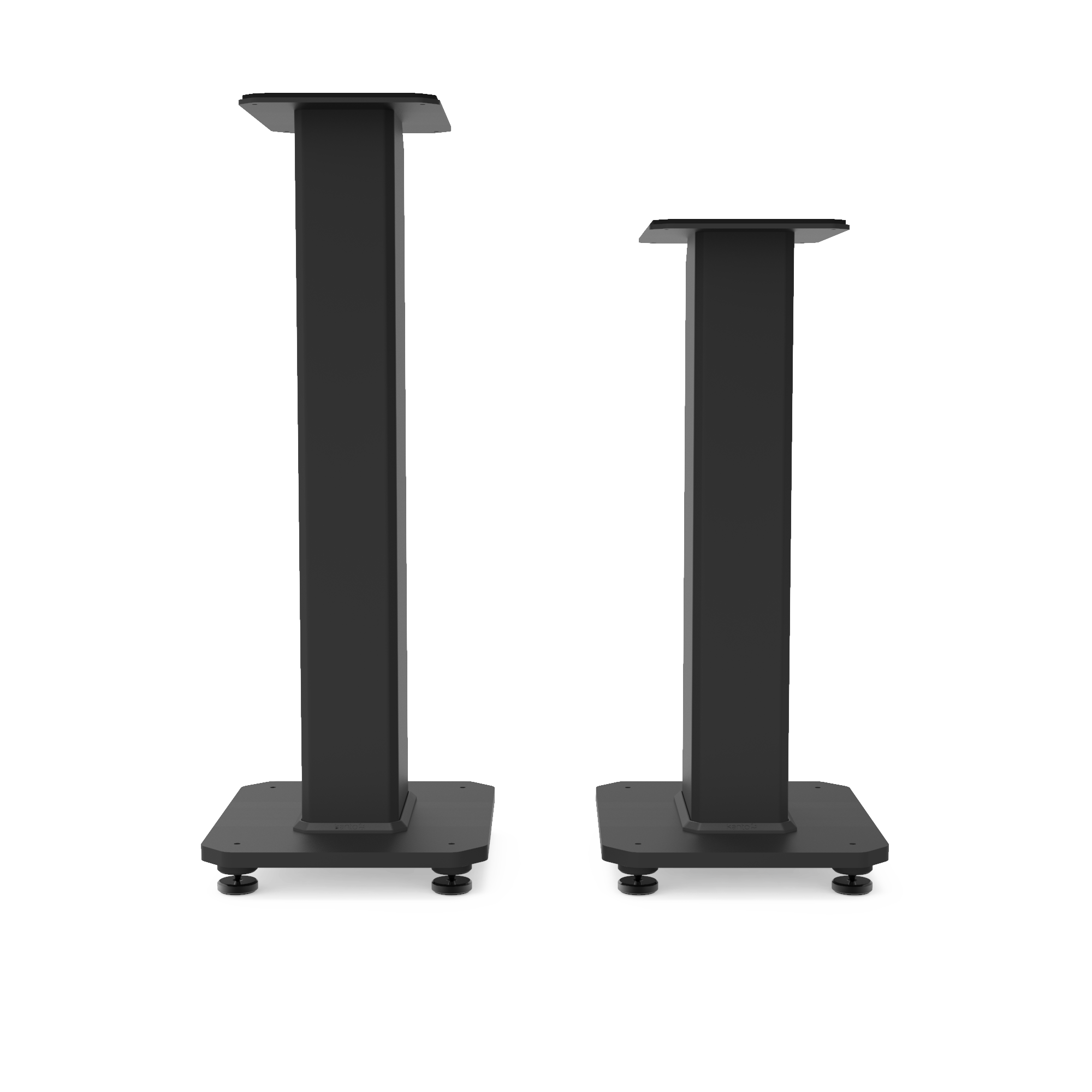 KANTO SX26 26" Tall Fillable Speaker Stands with Isolation Feet (Black)