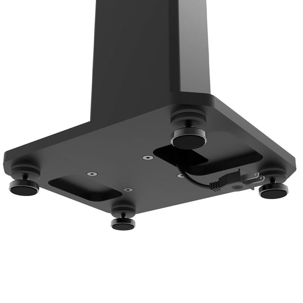 KANTO SX30 30" Tall Fillable Speaker Stands with Isolation Feet (Black)
