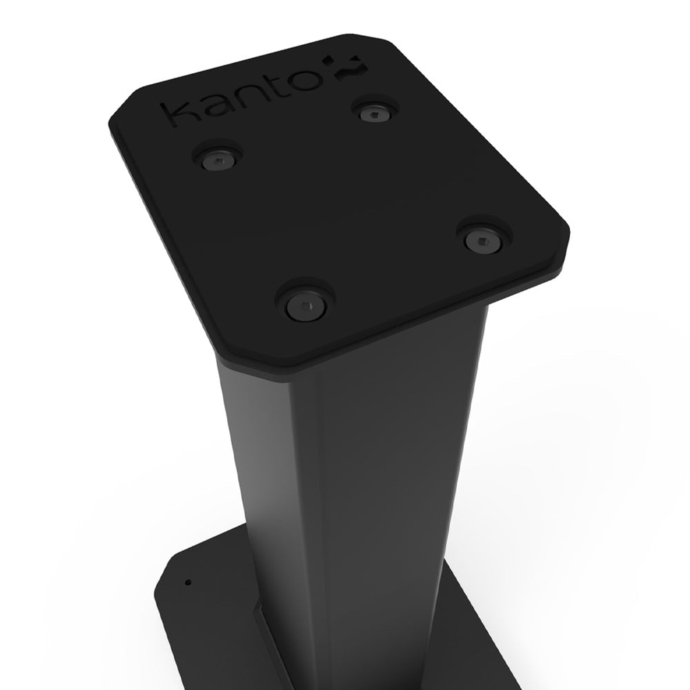 KANTO SX30 30" Tall Fillable Speaker Stands with Isolation Feet (Black)