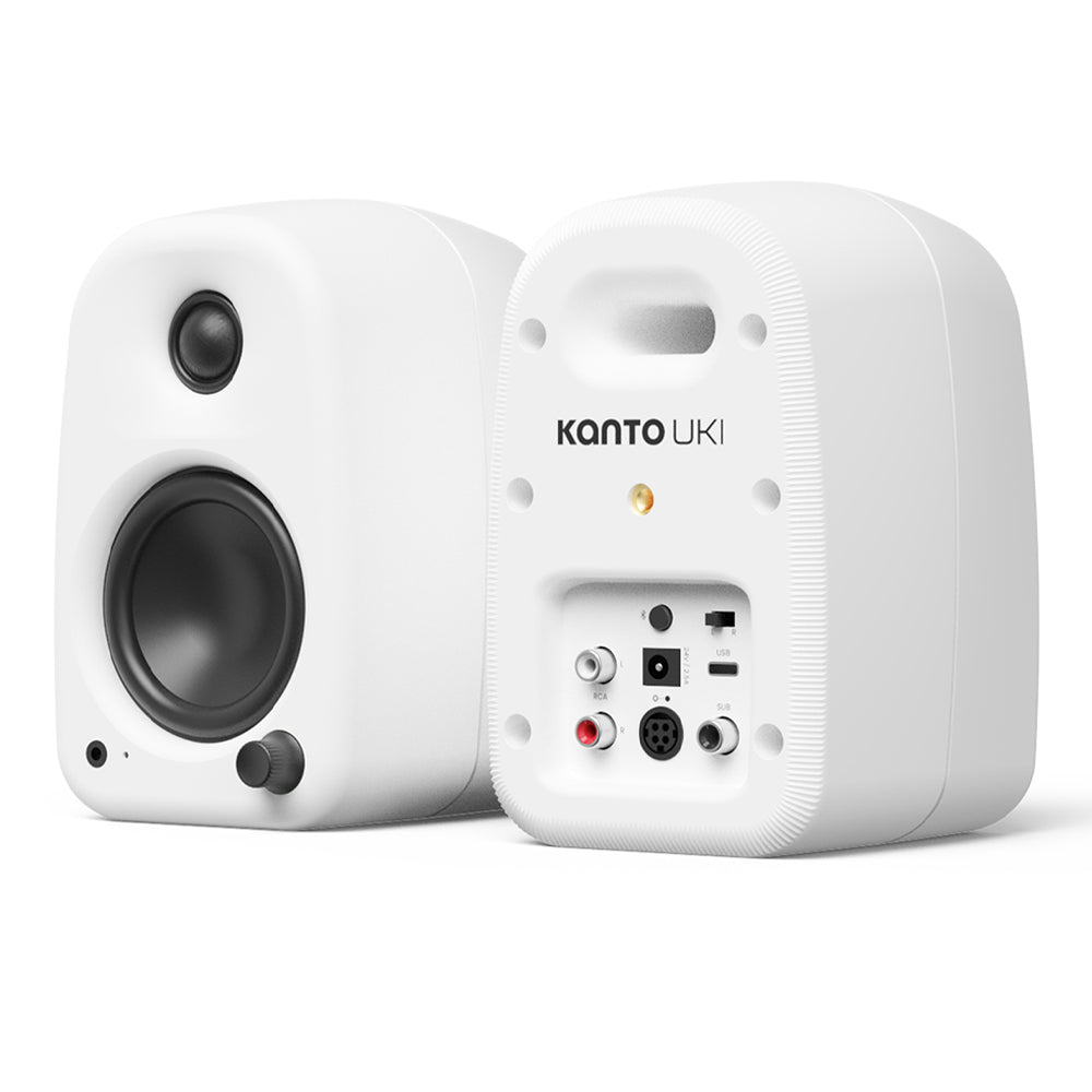KANTO UKI 100W Desktop Speakers Chalk (Matte White)