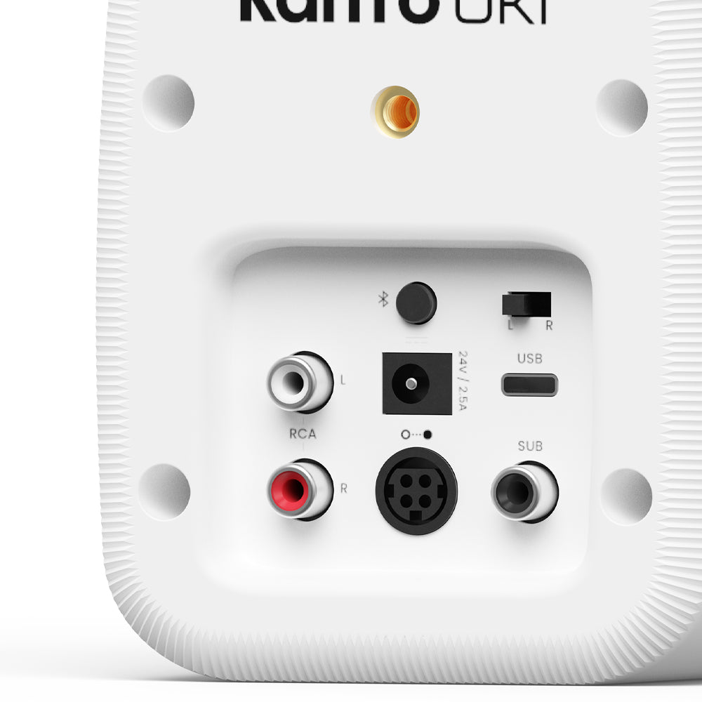 KANTO UKI 100W Desktop Speakers Chalk (Matte White)