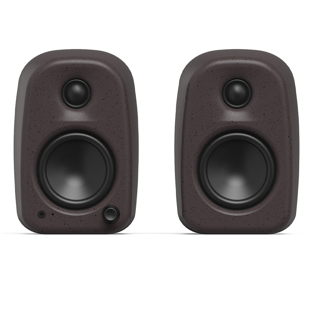 KANTO UKI 100W Desktop Speakers Pumice (Speckled Brown)
