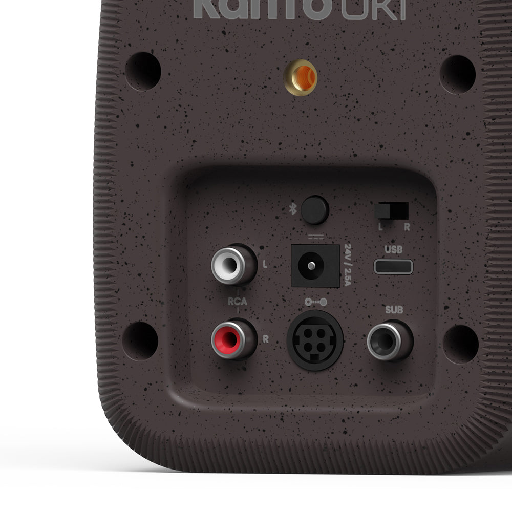 KANTO UKI 100W Desktop Speakers Pumice (Speckled Brown)