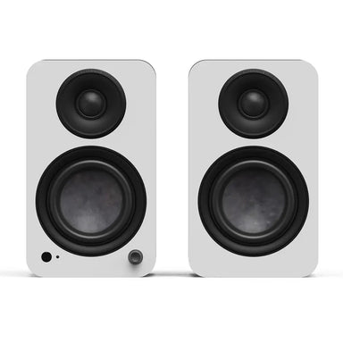 Kanto YU4 (2nd Gen) 160 W Powered Bookshelf Speaker with Bluetooth 5.3, Built-in Phono Preamp, USB-C and Optical Inputs - Matte White Peak Audio & Visual
