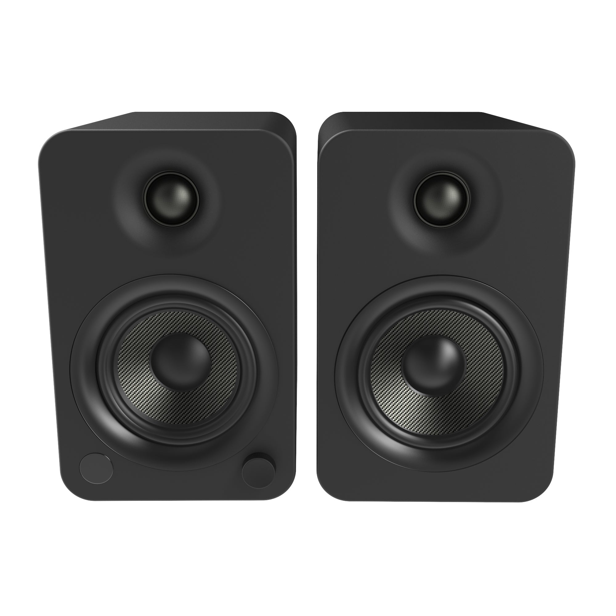 KANTO YU4 140W Powered Bookshelf Speakers (Matte Black)