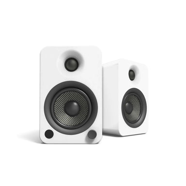KANTO YU4 140W Powered Bookshelf Speakers (Matte White) Kanto