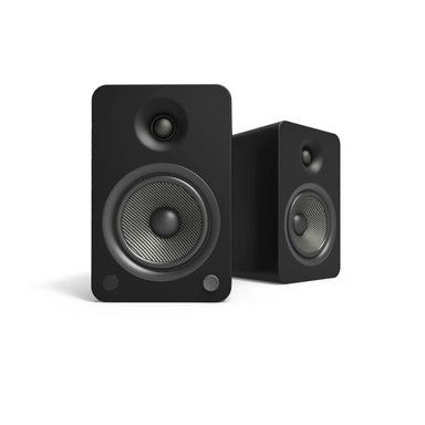 KANTO YU6 200W Powered Bookshelf Speakers (Matte Black) Kanto