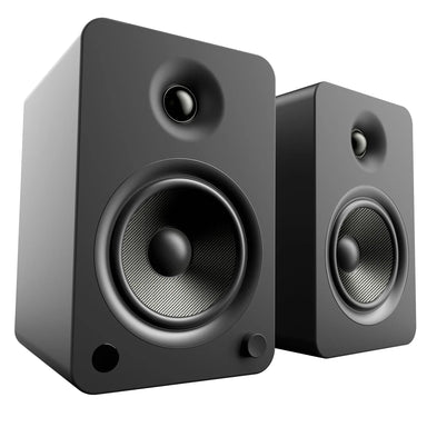 KANTO YU6 200W Powered Bookshelf Speakers (Matte Black) Kanto