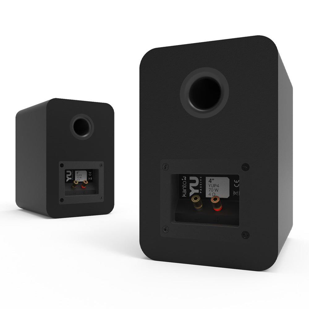 KANTO YU Passive 4" Speakers (Black)
