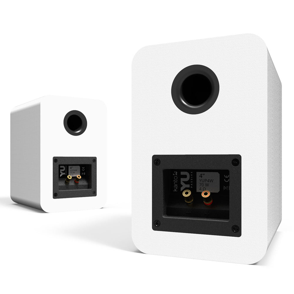 KANTO YU Passive 4" Speakers (White)