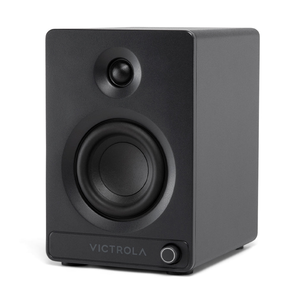 VICTROLA Tempo Bookshelf Speakers (Black)