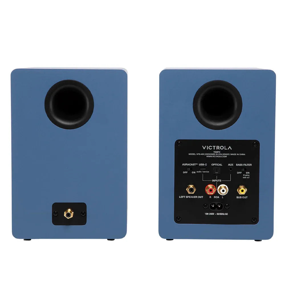 Victrola Tempo Bookshelf Speakers - Blue Peak Audio & Visual