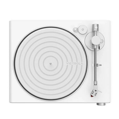VICTROLA Stream Pearl Wi-Fi & Bluetooth Turntable (White/Silver) Victrola