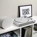 VICTROLA Stream Pearl Wi-Fi & Bluetooth Turntable (White/Silver) Victrola