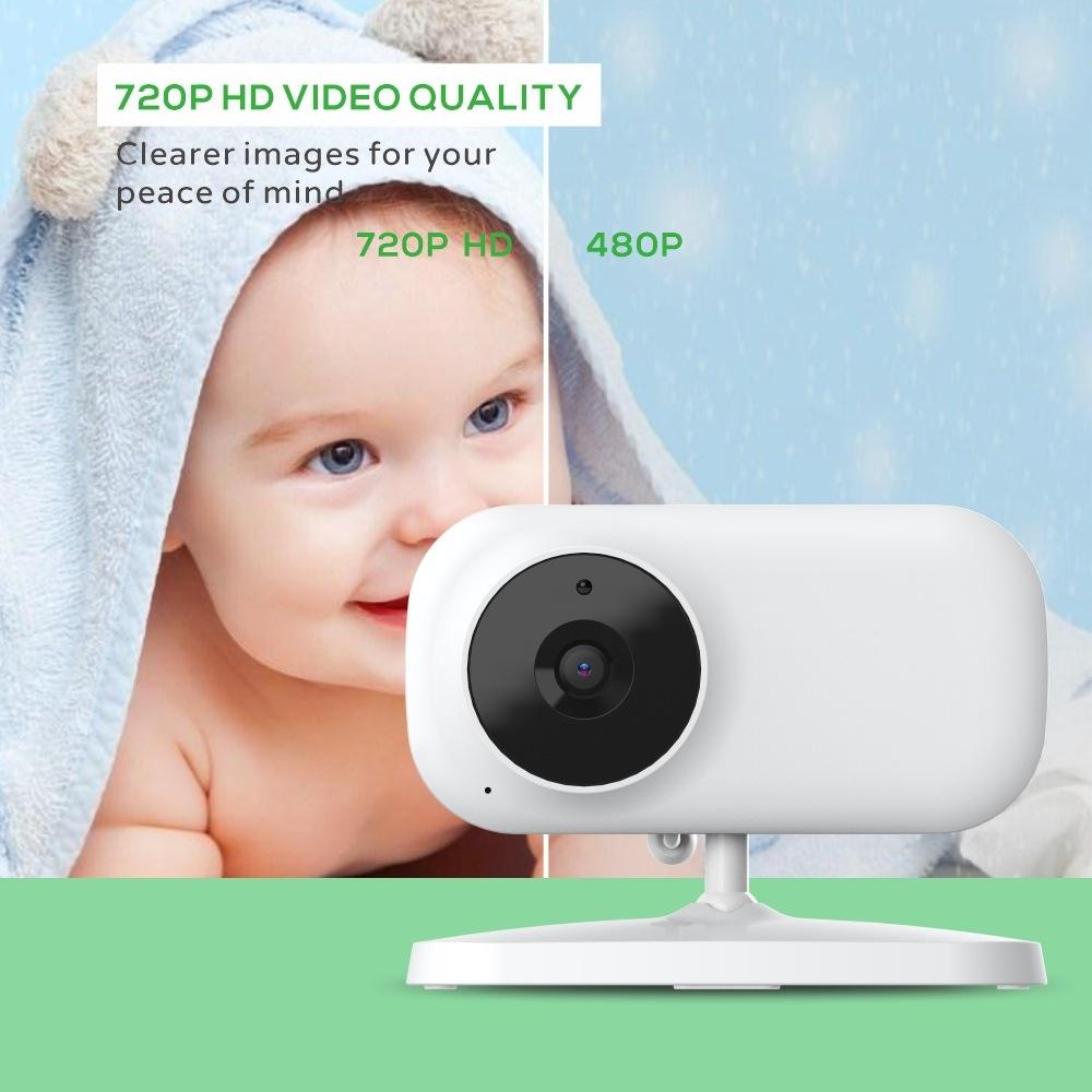 SMARTREE 7" Wireless Baby Monitor With Temperature Monitor And 2-Way Audio