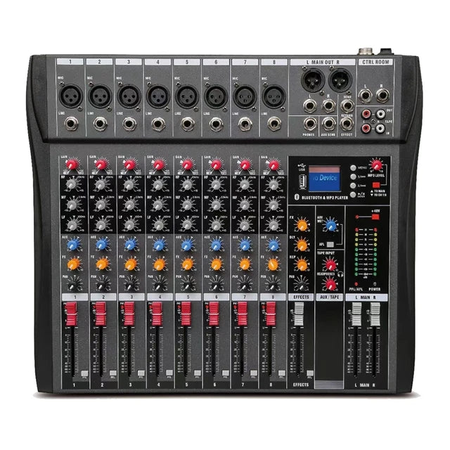 HRIDZ CT-80S Professional Audio Mixer