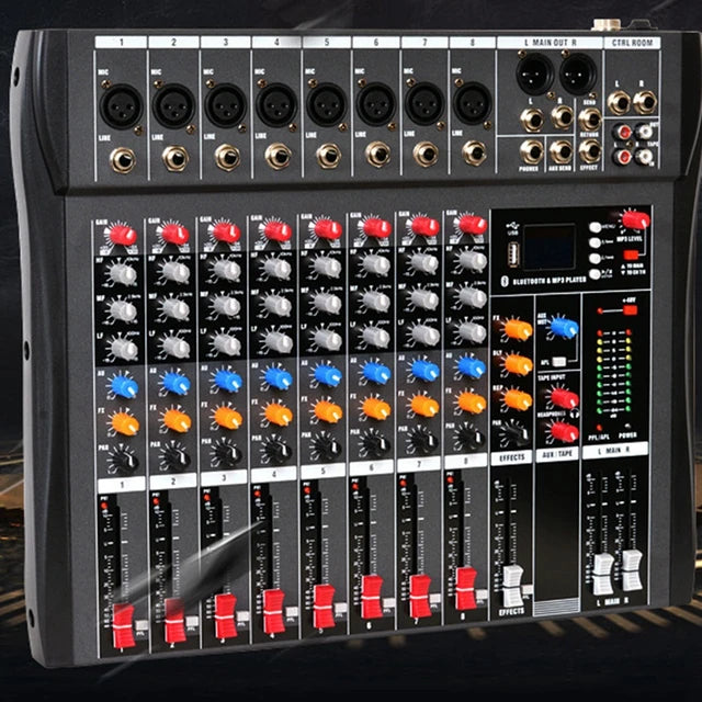 HRIDZ CT-80S Professional Audio Mixer
